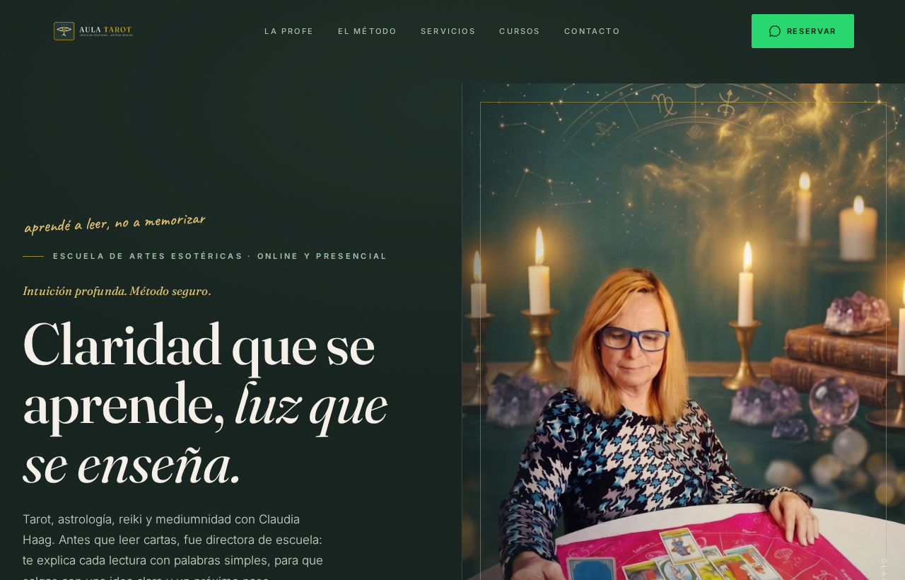Sitio web de Aula Tarot